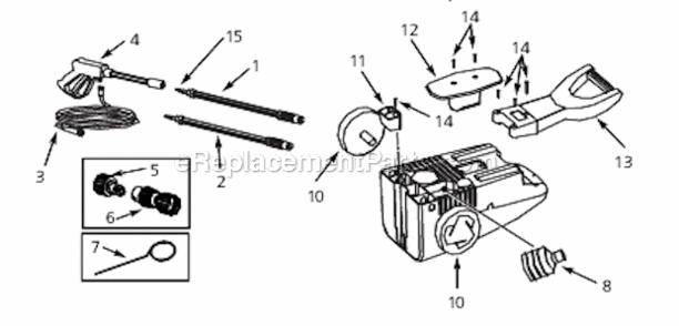 Part Location Diagram of PM037201SJ Campbell Hausfeld Gun